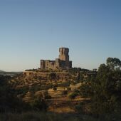 Vista del castillo de Belalcázar