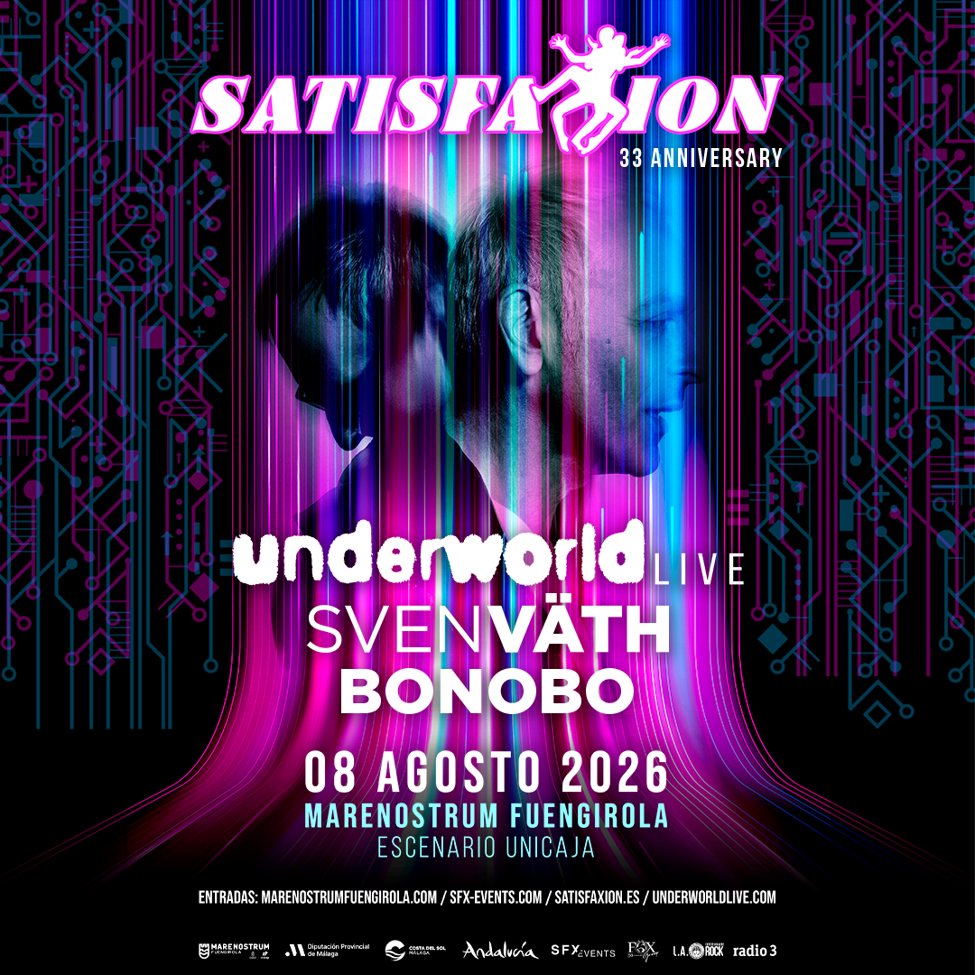 BONOBO se une al fiestón de Satisfaxion para 2026 en Marenostrum Fuengirola BONOBO se une al fiestón de Satisfaxion para 2026 en Marenostrum Fuengirola