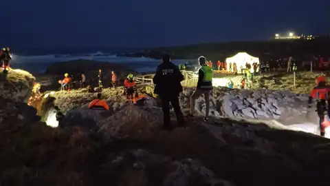 Lugar del accidente de El Bocal en Santander Lugar del accidente de El Bocal en Santander