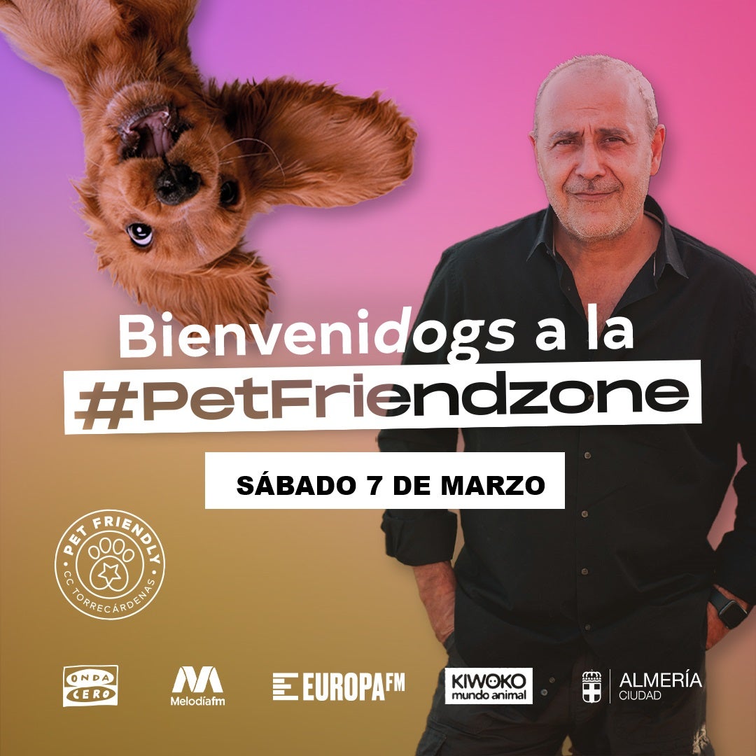 'Como el perro y el gato' se emite en directo desde el Centro Comercial Torrecárdenas por su tercer aniversario Pet Friendly 'Como el perro y el gato' se emite en directo desde el Centro Comercial Torrecárdenas por su tercer aniversario Pet Friendly
