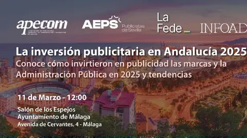 Apecom presenta el informe de la inversión publicitaria de marcas y Administraciones Públicas en Andalucía durante 2025 Apecom presenta el informe de la inversión publicitaria de marcas y Administraciones Públicas en Andalucía durante 2025