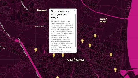 Mapa interactivo que recoge los casos denunciados por gordofobia. Mapa interactivo que recoge los casos denunciados por gordofobia.