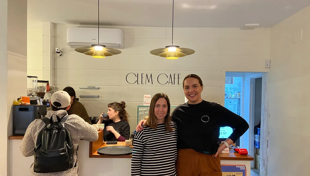 Maitu y Ana, dos de las creadoras de Clem Café. Maitu y Ana, dos de las creadoras de Clem Café.