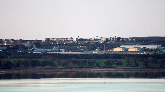 Una de la bases militares de Reino Unido en Chipre Una de la bases militares de Reino Unido en Chipre