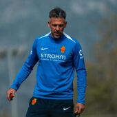 Demichelis hace horas extras en el Mallorca