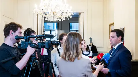 Declaraciones de Imanol Pradales en Bruselas Declaraciones de Imanol Pradales en Bruselas