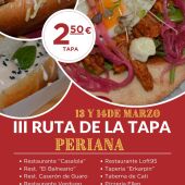 Una docena de bares y restaurantes participa en la III Ruta de la Tapa de Periana, todas de elaboración exclusiva y con el AOVE verdial como ingrediente común 