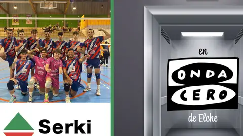 El Club Voleibol Elche, en la sección 'Sube con Ascensores Serki'. El Club Voleibol Elche, en la sección 'Sube con Ascensores Serki'.