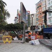Benidorm mejora el drenaje del Parque de Elche para evitar charcos en días de lluvia