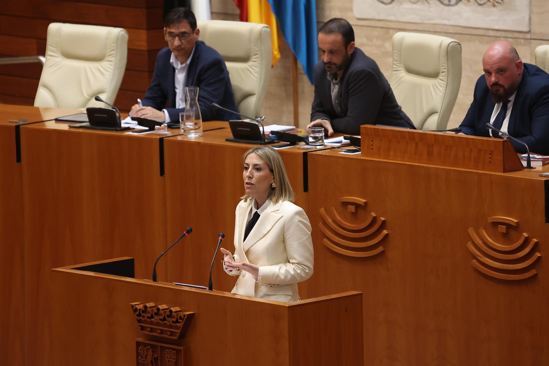 María Guardiola afronta este viernes la segunda votación de su investidura como presidenta de la Junta María Guardiola afronta este viernes la segunda votación de su investidura como presidenta de la Junta