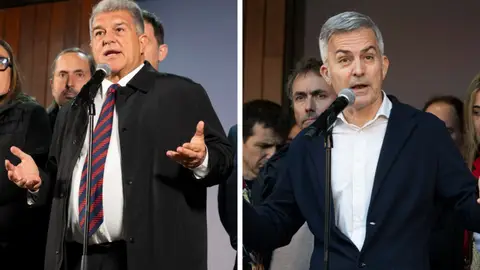 Joan Laporta y Víctor Font, candidatos a la presidencia del Barça Joan Laporta y Víctor Font, candidatos a la presidencia del Barça