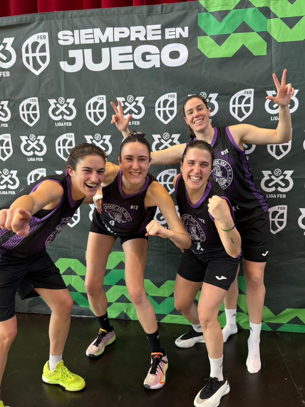 NYX, el equipo de baloncesto 3x3 que pone Vitoria en la órbita NYX, el equipo de baloncesto 3x3 que pone Vitoria en la órbita