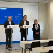 Francisco Soler, Pablo Ruz y Aurora Rodil.