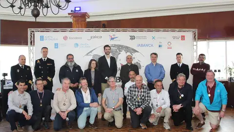 Entrega de premios y presentación que la Global Sólo Challenge realizó este 28 de febrero en el Real Club Náutico de Vigo Navegando Galicia