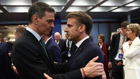 Imagen de archivo de Pedro Sánchez y Emmanuel Macron Imagen de archivo de Pedro Sánchez y Emmanuel Macron