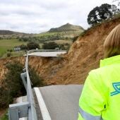 Actuación en la carretera de Lora 