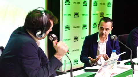 Joaqu&iacute;n Garc&iacute;a, director general de Trablisa, con Rafa Latorre