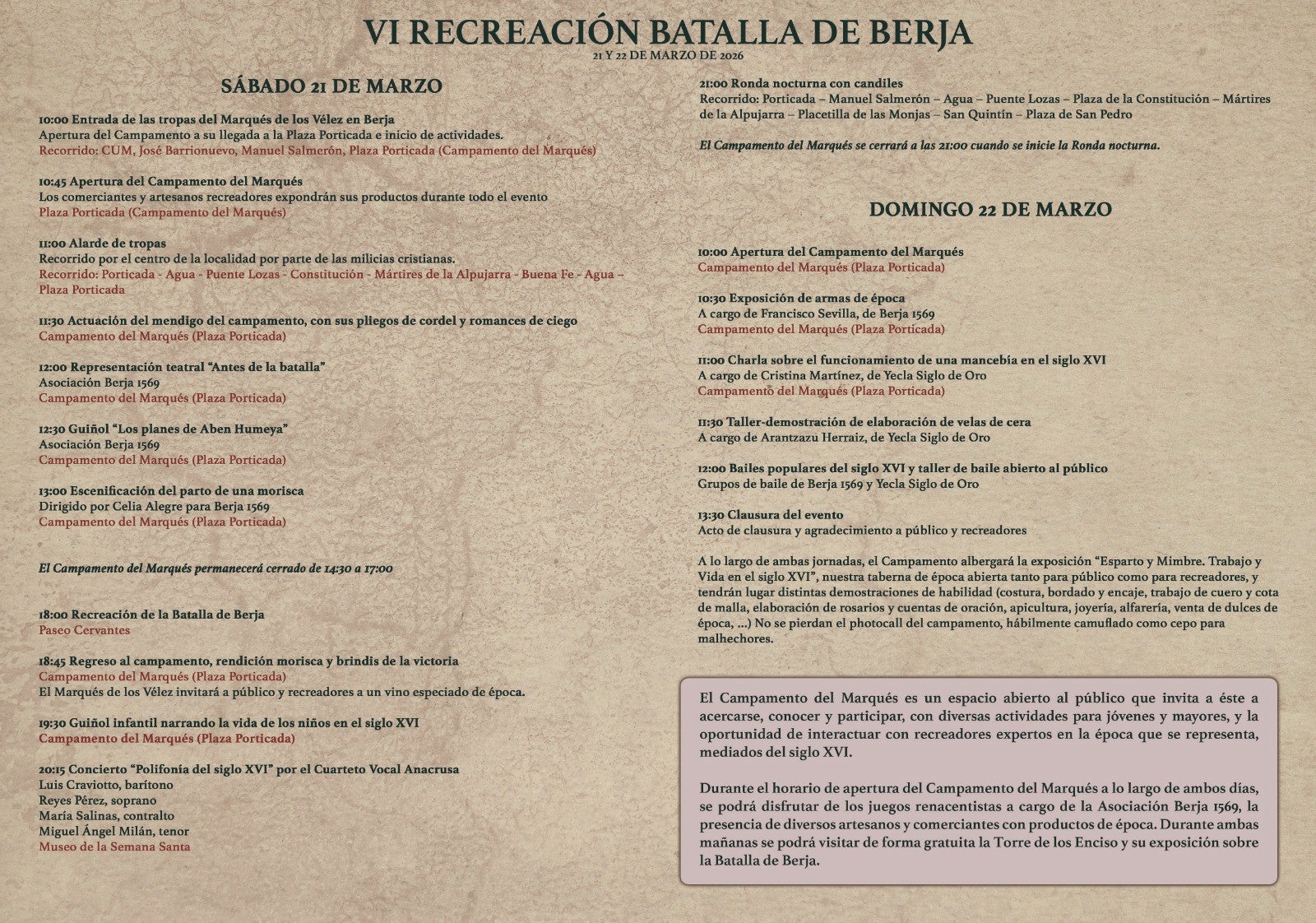 La recreación histórica de la 'Batalla de Berja' sigue dando guerra y paz La recreación histórica de la 'Batalla de Berja' sigue dando guerra y paz