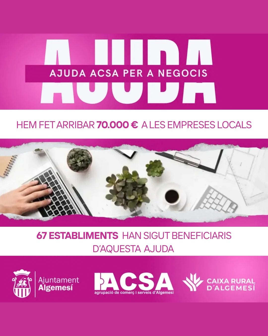Setenta mil euros en ayudas para el comercio local de Algemesí Setenta mil euros en ayudas para el comercio local de Algemesí