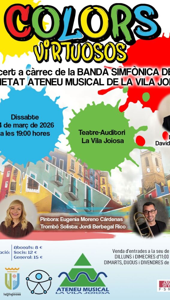 Cartel Concierto Colors Virtuosos