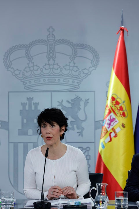 La ministra de Inclusión, Seguridad Social y Migraciones y portavoz del Gobierno, Elma Saiz La ministra de Inclusión, Seguridad Social y Migraciones y portavoz del Gobierno, Elma Saiz