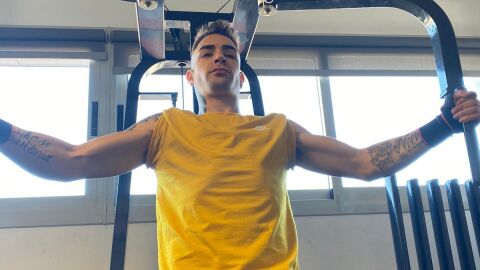 Joel Blasco se ejercita cada d&iacute;a en el gimnasio pagando todo de su bolsillo