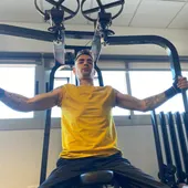 Joel Blasco se ejercita cada día en el gimnasio pagando todo de su bolsillo Joel Blasco se ejercita cada día en el gimnasio pagando todo de su bolsillo