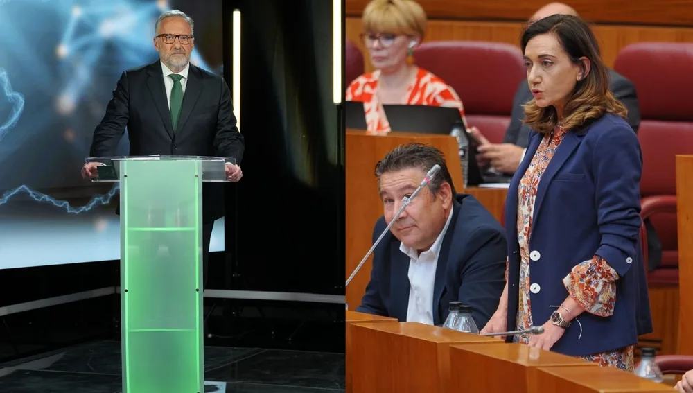 Carlos Pollán y Alicia Gallego, representantes de Vox y UPL respectivamente. Carlos Pollán y Alicia Gallego, representantes de Vox y UPL respectivamente.