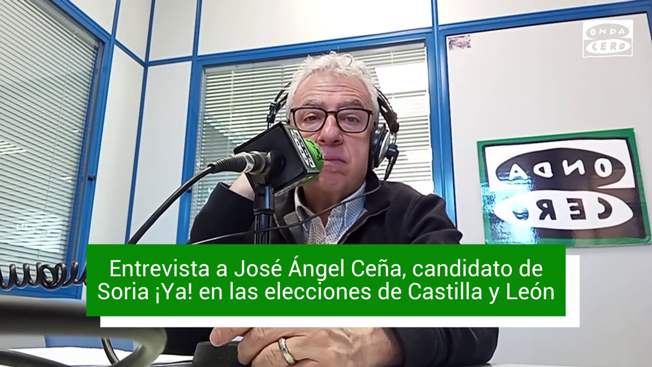 Así es Angel Ceña, candidato de Soria Ya Así es Angel Ceña, candidato de Soria Ya