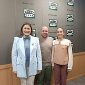 Felicidad Rosell, Juanvi Talavantes y Cristina Espiritusanto, FFMM de Algemesí y presidente de la JLF Felicidad Rosell, Juanvi Talavantes y Cristina Espiritusanto, FFMM de Algemesí y presidente de la JLF