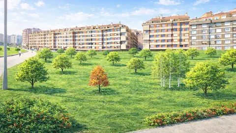 Recreación de un bosque urbano en el solarón que no podrá realizarse Recreación de un bosque urbano en el solarón que no podrá realizarse