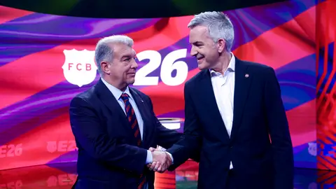 Crispación y reproches entre Laporta y Font en el último debate Crispación y reproches entre Laporta y Font en el último debate
