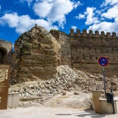 La torre del castillo de Escalona que se ha derrumbado