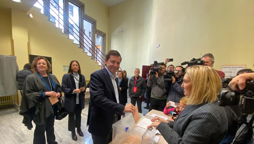 El candidato del PP a la reelección como presidente de Castilla y León, Alfonso Fernández Mañueco El candidato del PP a la reelección como presidente de Castilla y León, Alfonso Fernández Mañueco