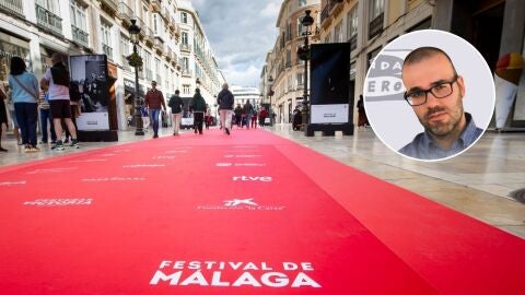 Imagen de archivo de la alfombra roja del Festival de M&aacute;laga. 