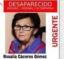 La familia de Rosalía Cáceres, desaparecida hace seis años, pide que la UCO revise el caso tras resolver el de Francisca Cadenas La familia de Rosalía Cáceres, desaparecida hace seis años, pide que la UCO revise el caso tras resolver el de Francisca Cadenas