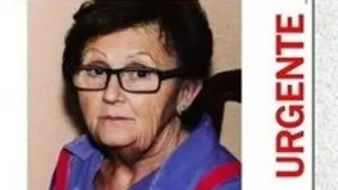 Imagen de archivo del cartel denunciando la desaparición de Rosalía Cáceres en 2020 Imagen de archivo del cartel denunciando la desaparición de Rosalía Cáceres en 2020