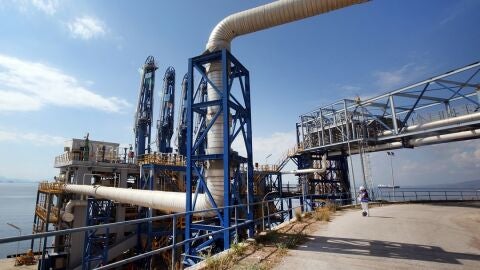 Imagen de archivo de una estaci&oacute;n de Gas natural. 