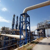 Imagen de archivo de una estación de Gas natural. Imagen de archivo de una estación de Gas natural.