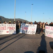 Tall de l'accés a l'AP2 i N-240 a l'altura de Montblanc