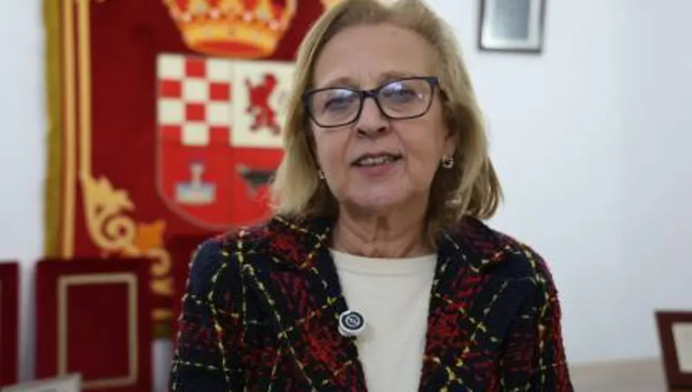 Montserrat Rivas, alcaldesa de Fuentenovilla en el vídeo publicado en redes sociales Montserrat Rivas, alcaldesa de Fuentenovilla en el vídeo publicado en redes sociales
