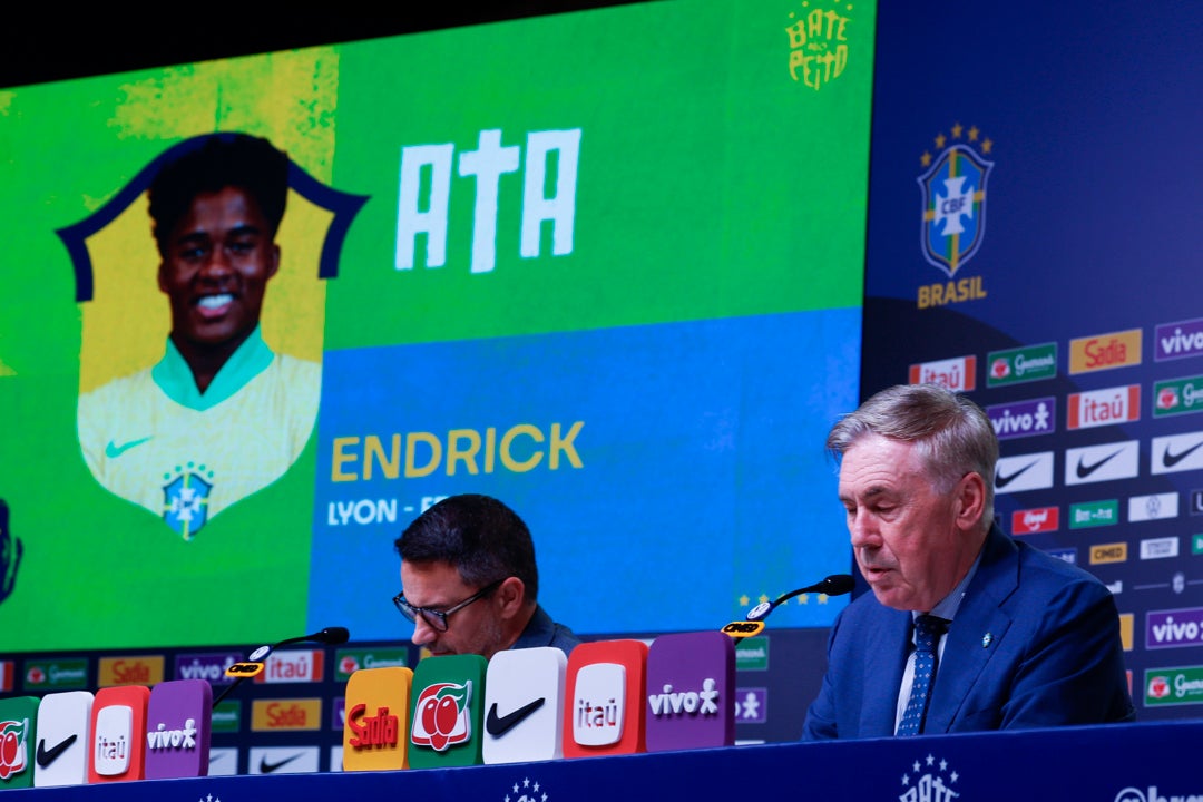 Ancelotti convoca a Endrick y deja fuera a Neymar Ancelotti convoca a Endrick y deja fuera a Neymar