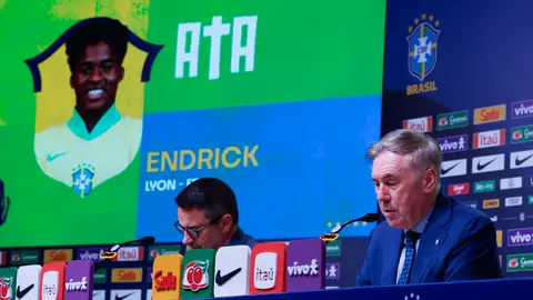 Ancelotti convoca a Endrick y deja fuera a Neymar Ancelotti convoca a Endrick y deja fuera a Neymar