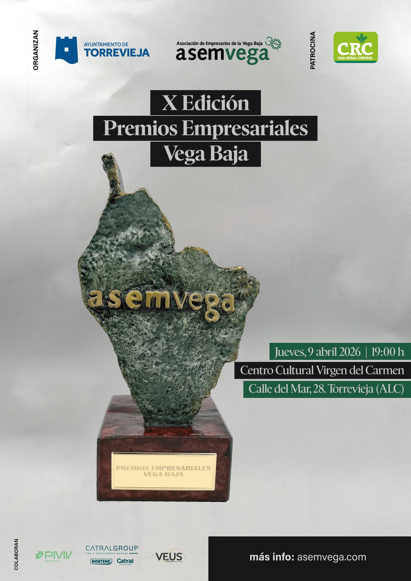 Noticias Vega Baja mediodía (17/03/2026): hoy destacamos que ASEMVEGA convoca los X Premios Empresariales Vega Baja Noticias Vega Baja mediodía (17/03/2026): hoy destacamos que ASEMVEGA convoca los X Premios Empresariales Vega Baja