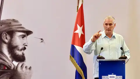 El presidente de Cuba, Miguel Diaz-Canel El presidente de Cuba, Miguel Diaz-Canel