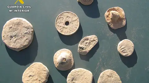 Objetos que los detenidos había expoliado Objetos que los detenidos había expoliado