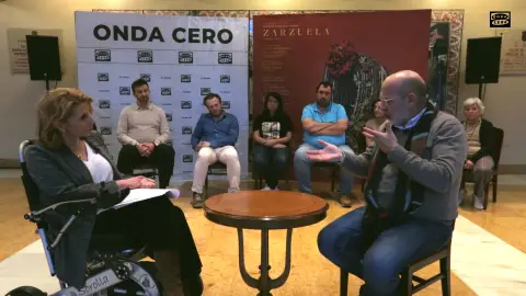 Grabación del podcast en el Teatro Campoamor de Oviedo Grabación del podcast en el Teatro Campoamor de Oviedo