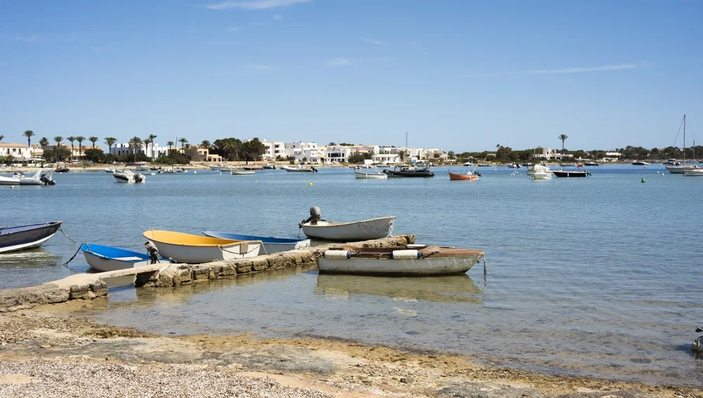 Embarcaciones en s'Estany des Peix Embarcaciones en s'Estany des Peix