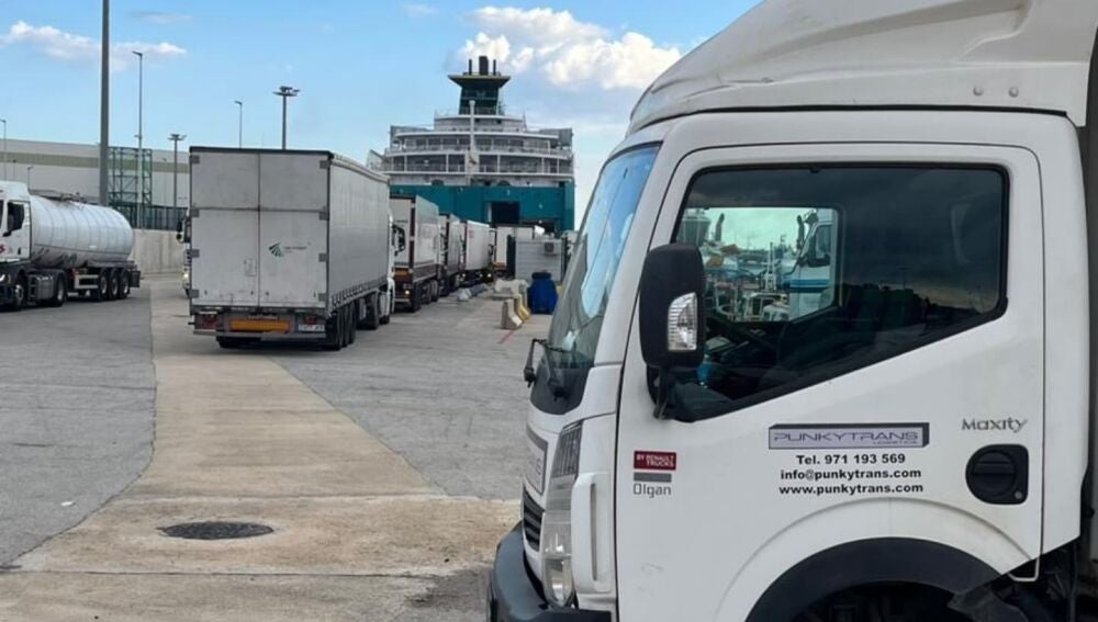 Imagen de un camión de reparto