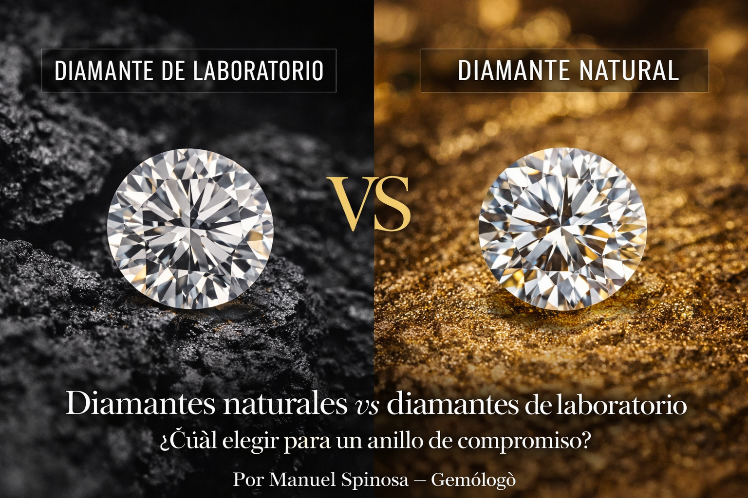 Diamantes naturales vs. diamantes de laboratorio: ¿Cuál elegir para el anillo de compromiso perfecto? Diamantes naturales vs. diamantes de laboratorio: ¿Cuál elegir para el anillo de compromiso perfecto?